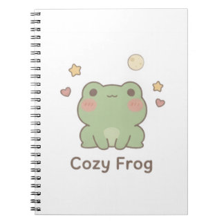 Cahier Grenouille Cozy | Journal Mignon Kawaii
