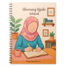 Cahier Hijabi en Fleur