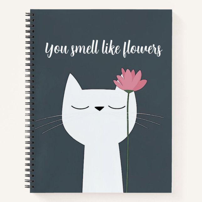 Cahier imprimé Smelly Cat (Devant)