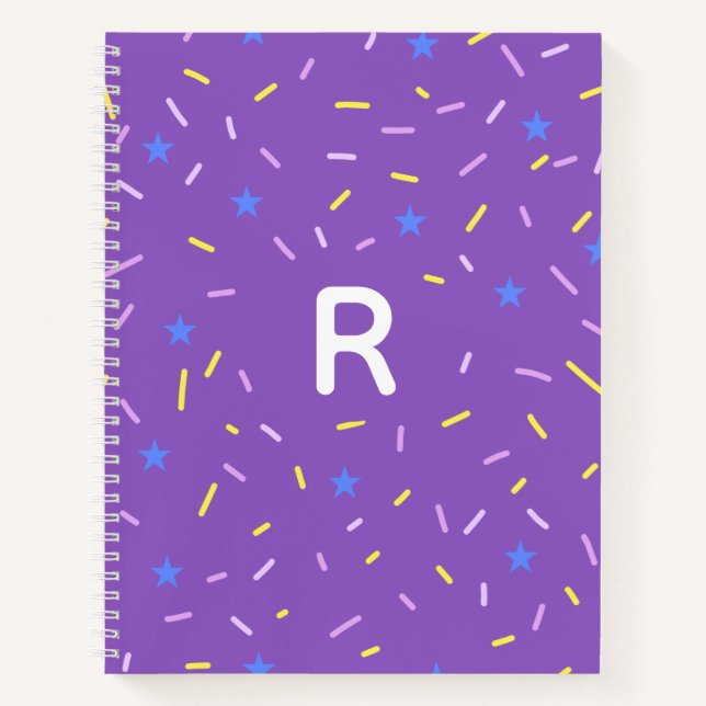 Cahier Initial à Motifs Joyeux (Devant)
