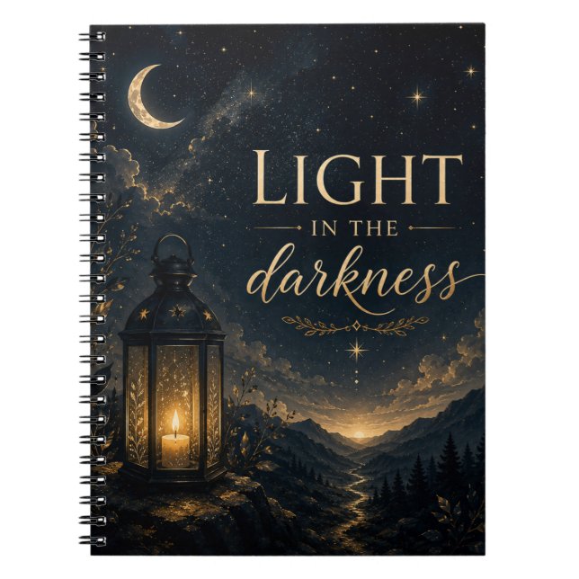 Cahier Inspirant Lumière dans les Ténèbres (Devant)