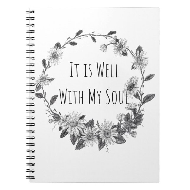 Cahier It Is Well With My Soul (Devant)