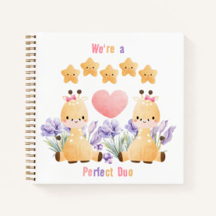 Cahier Jolie Petite Girafe Nous sommes un duo pa