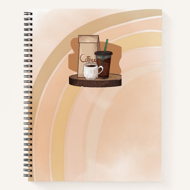 Cahier Journal Bold Bohème Neutre  (Devant)