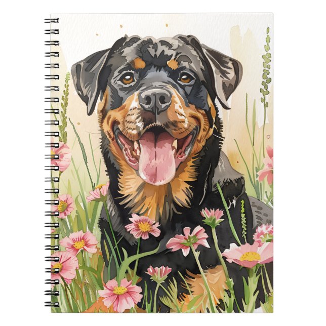 Cahier / Journal – Cahier Rottweiler (Devant)