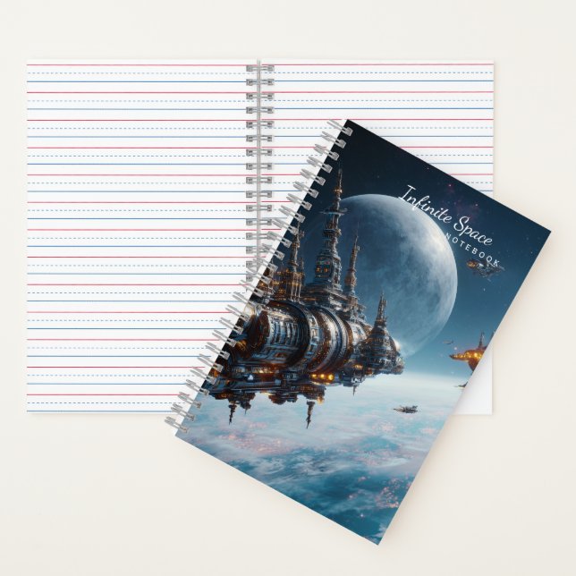 Cahier Journal d'écriture de science-fiction  (À l'intérieur)