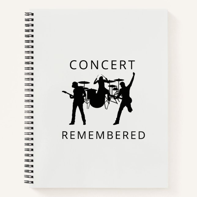 Cahier journal minimaliste sans empattement gras | (Devant)