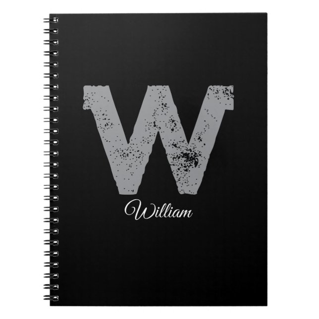Cahier Journal Spirale Personnalisé William W (Devant)
