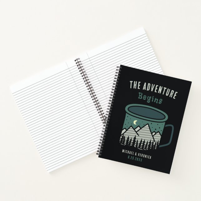 Cahier Journal Tasse à Café Le Début de l'Aventure (Intérieur)