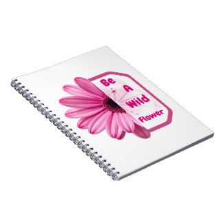 Cahier Journalier à l'Esthétique Florale Rose