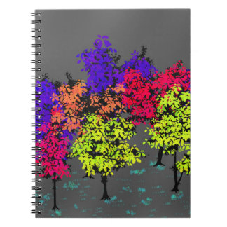 Cahier Journalier Arbres Minimalistes avec Touches