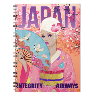 Cahier joyeux au Japon