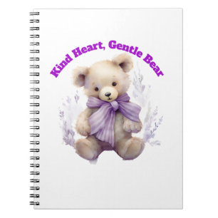 Cahier Kind Heart Gentle Bear - Joli Ours Design
