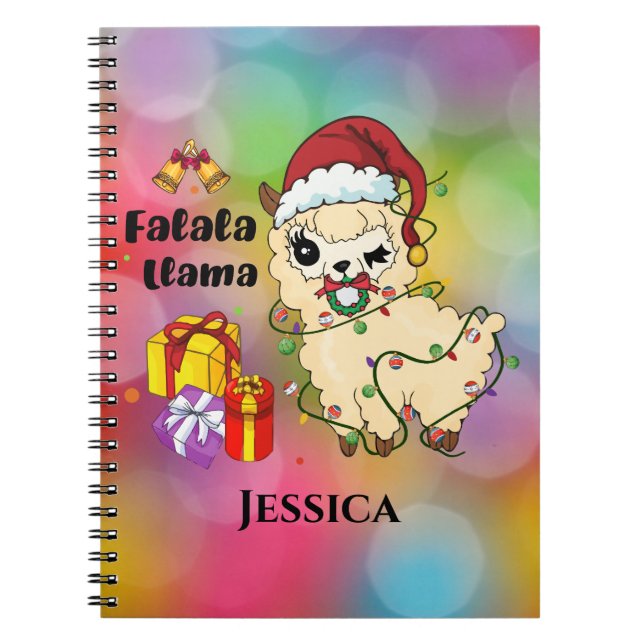 Cahier Lama de Noël (Devant)