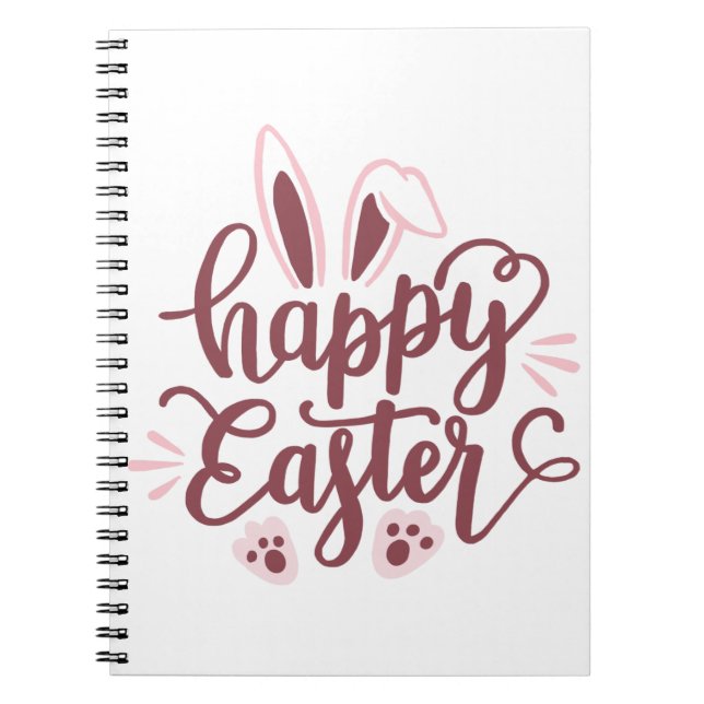 Cahier Lapin de Pâques – Joli Journal de Printemps (Devant)