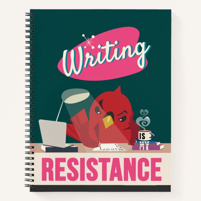 Cahier "L'écriture est ma résistance" (Devant)