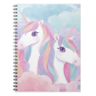 Cahier Licorne Coloré Journal Magique Mignon