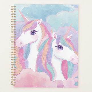 Cahier Licorne Coloré Journal Magique Mignon