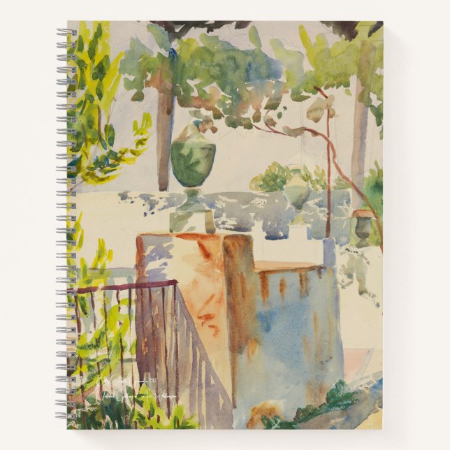 Cahier ligné d'Emily Sargent (Devant)