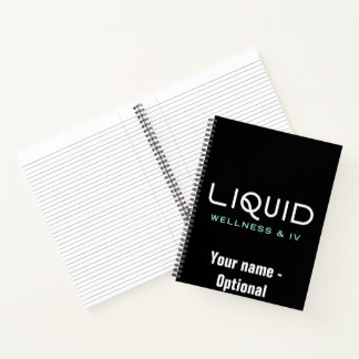 Cahier Liquid Wellness & IV - Noir