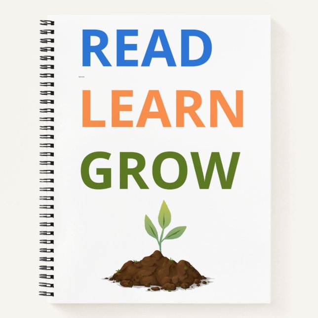 Cahier Lire, Apprendre, Grandir (Devant)