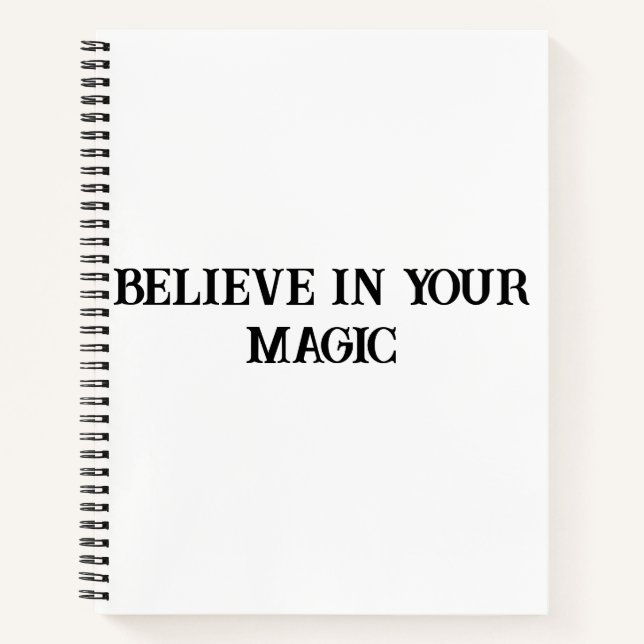 Cahier Magique pour Enfants : Croyez en Vous-Même (Devant)