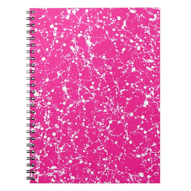 Cahier Marbre Glow Rose (Devant)