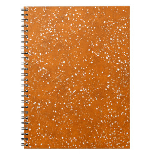 Cahier Marbré Orange Brûlé