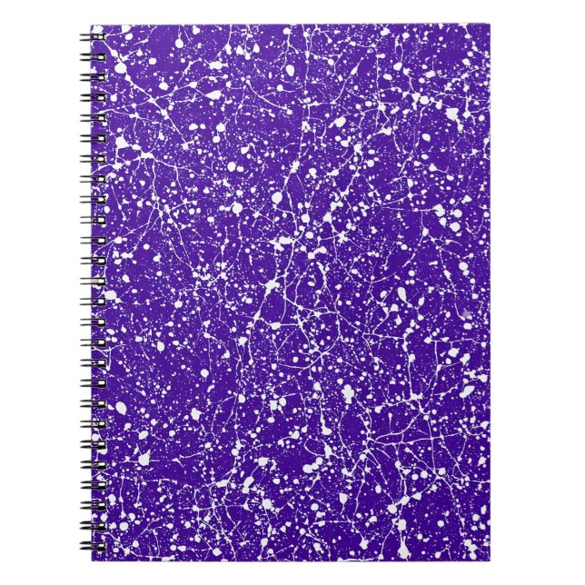 Cahier Marbre Toile de Minuit (Devant)