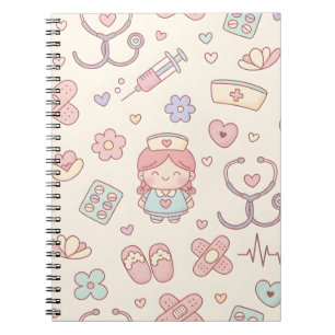 Cahier Médical Rose Mignon Infirmière
