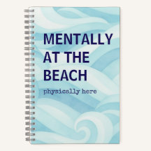 Cahier Mentalement à la Plage | Journal de Bord de