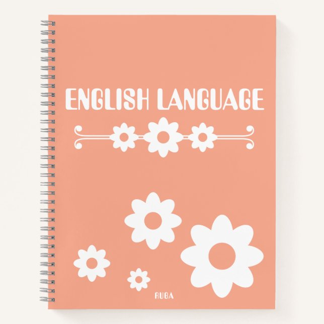 Cahier Mignon Abricot (Devant)