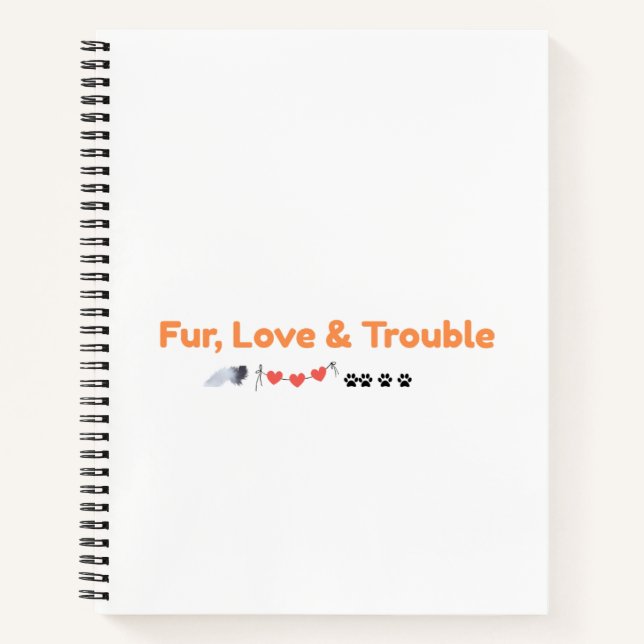 Cahier Mignon Amour de Fourrure & Ennuis Amateur d (Devant)