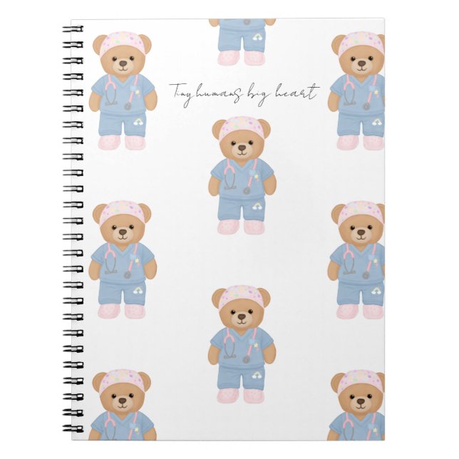 Cahier Mignon d'Infirmière Pédiatrique (Devant)