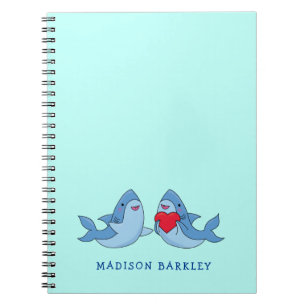 Cahier mignon kawaii de Shark Kid