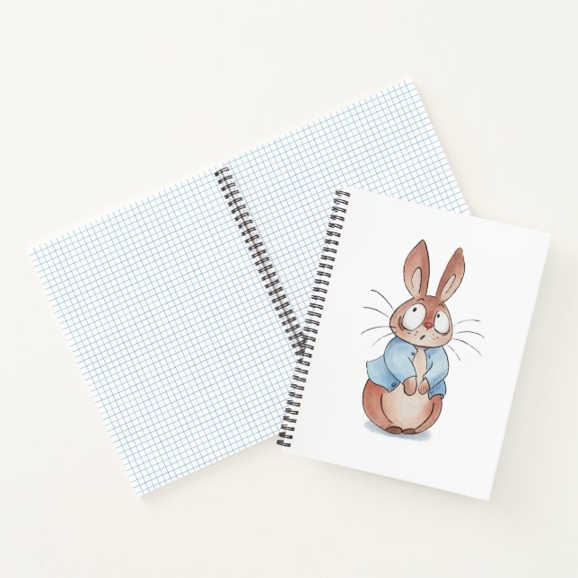 Cahier Mignon Lapin • Journal Kawaii Lapin (Intérieur)