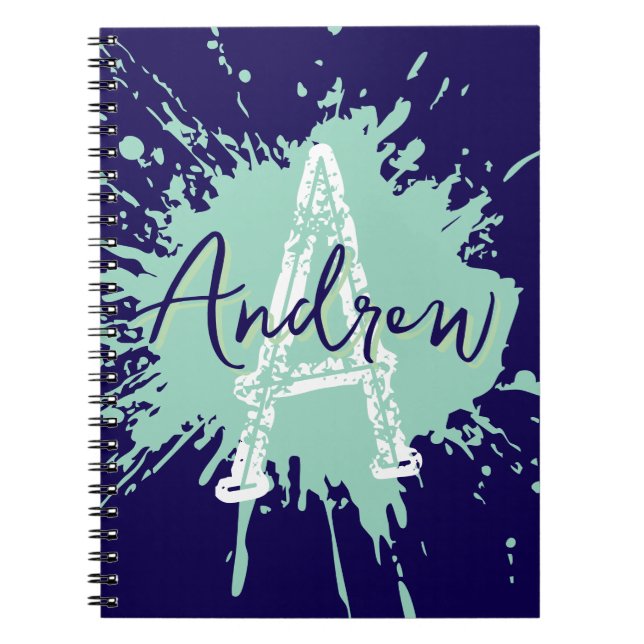 Cahier Monogram Modern Boy Prépa Rentree Scolaire (Devant)