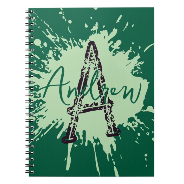 Cahier Monogram Modern Boy Prépa Rentree Scolaire (Devant)
