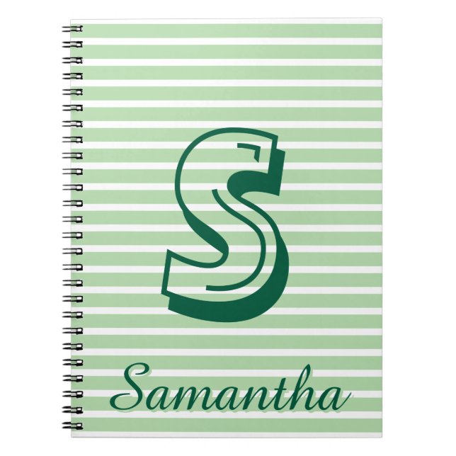 Cahier Monogram Modern Preppy de rentrée scolaire (Devant)
