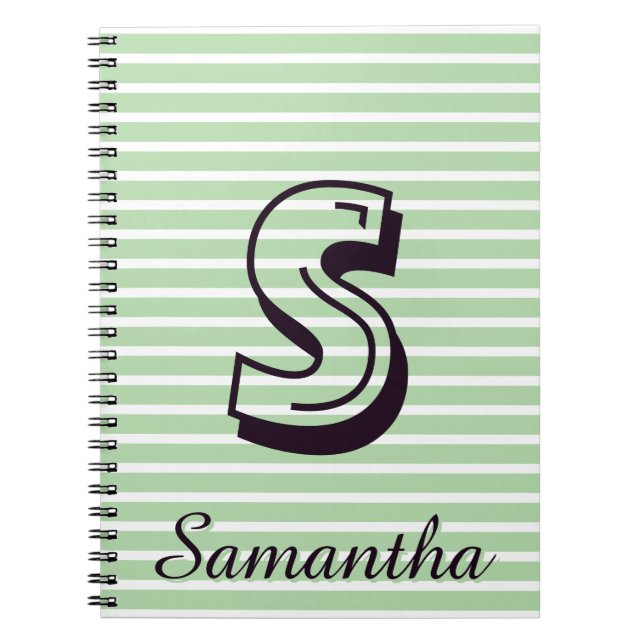 Cahier Monogram Modern Preppy de rentrée scolaire (Devant)