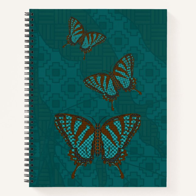 Cahier natif à spirale Swallowtail (Devant)