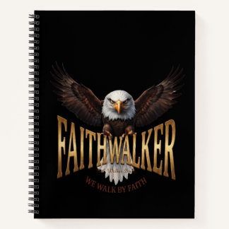 Cahier Noir à Reliure Spirale Aigle