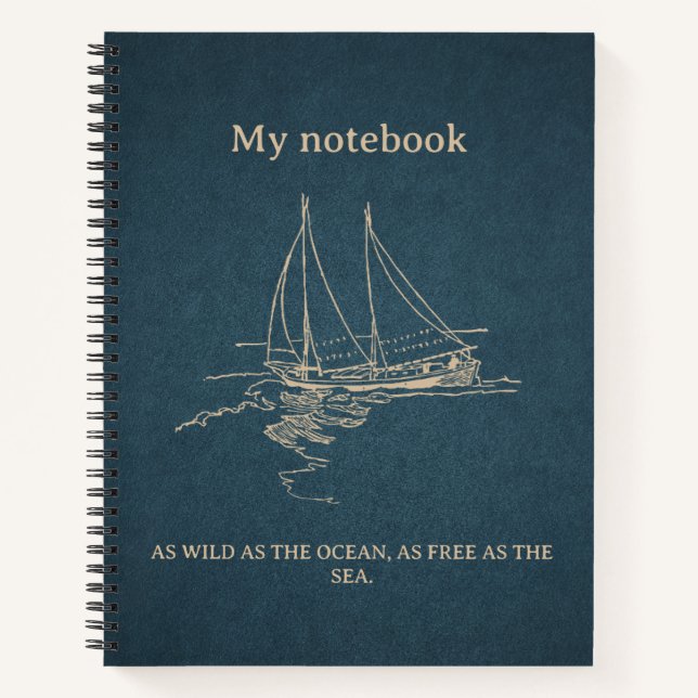Cahier Ocean Vibes – Journal de plage  (Devant)