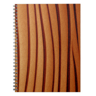 Cahier orange rustique brûlé