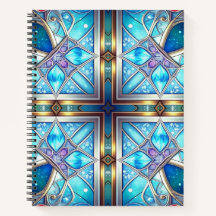 Cahier Orné Bleu