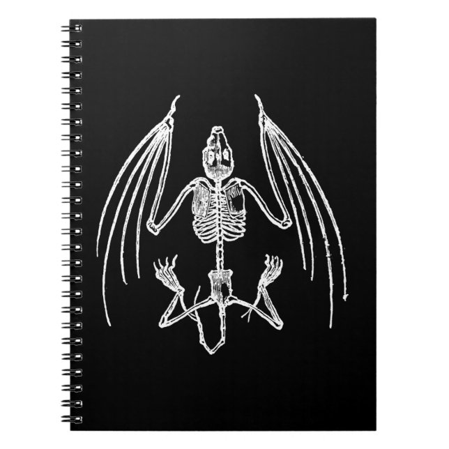 Cahier Os de Chauve-Souris Vampire Gothique (Devant)