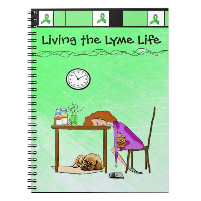 Cahier ou Journal Vivre la Vie de Lyme (Devant)