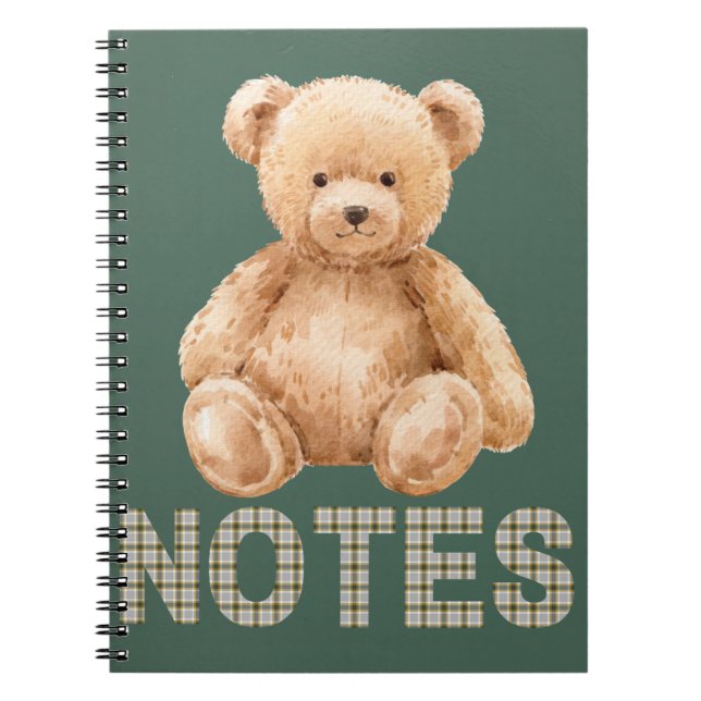 Cahier Ours en Peluche (Devant)