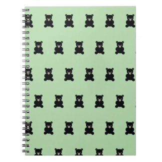 Cahier Ours en Peluche Noir
