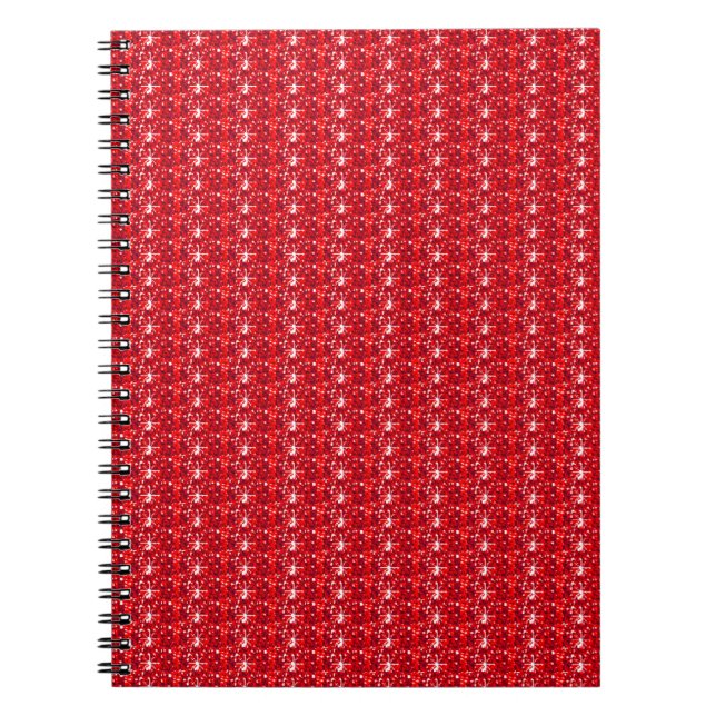 Cahier Paillettes Rouge (Devant)